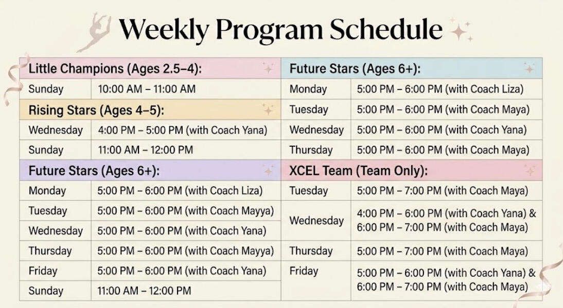 Schedule
